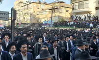 מסע ההלוויה של הרב שמעון בעדני