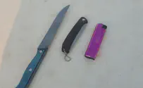 מחבל חמוש בסכין נתפס באזור אלון מורה