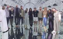 Young Israeli, US, and UAE business executives gather in Dubai