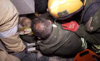 IDF forces fight the clock to save trapped earthquake victims