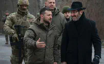 הנשיא זלנסקי ציטט: "ואתה ה' מגן בעדי"