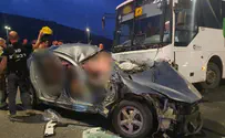 6 הרוגים בתוך שעות: אם ובתה מלוד נהרגו בתאונה בין רכב לאוטובוס ליד מודיעין עילית