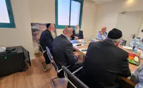 השר פרוש נועד עם מפקד המחוז הצפוני