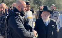 אילה בן גביר מחמיאה לשוטר בהר הבית
