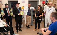 החיילים הפצועים מאוקראינה חגגו פורים בארץ