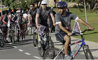 צילום: צילום נעם וינד מסע אופניים של רופאים למען המאבק
