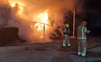 שריפת המתבן של ח"כ בן ברק: מדובר בהצתה