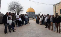 מאות עלו להר הבית לרגל ראש חודש ניסן