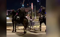 פרש משטרתי הורשע בהצלפה במפגינה