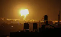 Atia Mohammed/Flash 90 IDF strikes weapons compound, Islamic Jihad meeting point