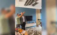 Apartment in southern Israel struck by shrapnel in rocket attack