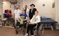 פרידה מהחיילים האוקראינים שעברו שיקום