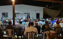 אלקין ושלמה נאמן באירוע יום השואה בתקוע