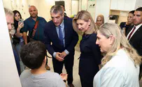 אולגה זלנסקי ומיכל הרצוג ביקרו בתל השומר
