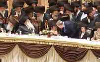 האדמו"ר בירך את לסרי: "שתמשיך לעשות טוב"