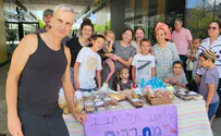 אברי גלעד התרגש מהמחווה של תושבי עלי