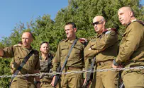 צילום: דובר צה"ל צה"ל תגבר כוחות בצפון; הרמטכ"ל הגיע לסיור
