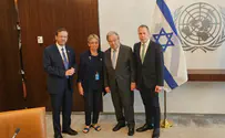 לאה גולדין נפגשה עם מזכ"ל האו"ם בניו יורק