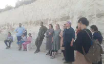 מגורשים מגוש קטיף הגיעו לביקור בחומש