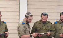 סיום מסכתות בקורס רבנים צבאיים