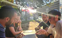 Hundreds study Torah at epicenter of anti-government protests