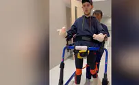 Terror victim's father: 'Benayah is walking almost on his own'