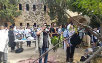 תפילת שחרית על חורבות הישוב שא-נור
