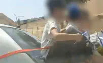 Driver arrested for having children tied to trunk of his car