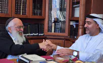 השייח' מדובאי הגיע לישיבת הר המור