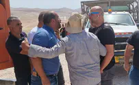 עימותים בסיור בשטחי הבנייה הבלתי חוקית