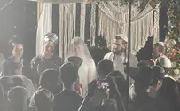 Son of terror victim weds on ruins of uprooted Samaria community