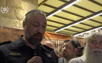 Chief Rabbi of the police holds prayer for security forces