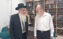 רבה של מעלה אדומים ביקר בחומש