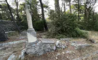 Headstones from destroyed Jewish cemetery made into memorial