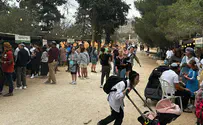 אלפי מטיילים באתרים בבנימין