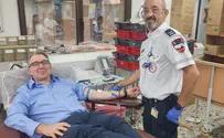 As part of war effort: British ambassador donates blood