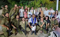 גדוד המילואים חגג חינה למאורס הטרי