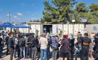 Journalists tour base where victims are being identified