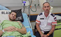 הפראמדיק הציל את חיי נהג האמבולנס שנורה