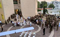 חתונה לקצין בישיבת ההסדר בנהריה