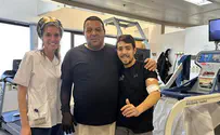עופר אוחנה חיזק את החייל שנפצע במלחמה
