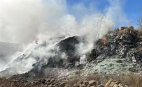 Reason for stench: garbage burning in the Palestinian Authority