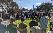 משפחות החטופים ערכו טקס עם תושבי שעלבים