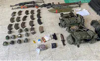 IDF Spokesperson's Unit IDF finds mortar shells and weapons inside Gaza kindergarten
