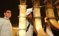 חיילים מבסיס 'שורה' הדליקו נרות בכותל