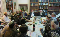 הרב ויס ותלמידיו ערכו סיום על אורות הקודש
