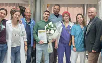 התרגשות כפולה במחלקת השיקום בסורוקה