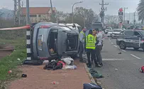 Автомобиль сбил пешехода и перевернулся. Погибла женщина