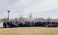 Christian students march for hostages' safe return