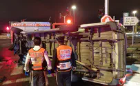 נהג  נהרג בתאונה בכניסה לראש העין